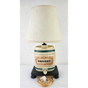 LAMP Vintage W&A Gilbey Sherry Dispenser Decanter Royal Victoria Wade England